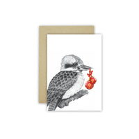 Kookaburra Christmas Card