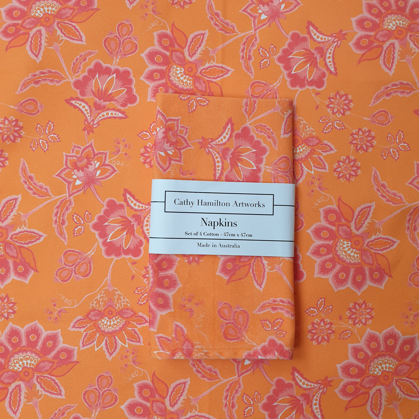 Aurora Napkins - Orange on Orange