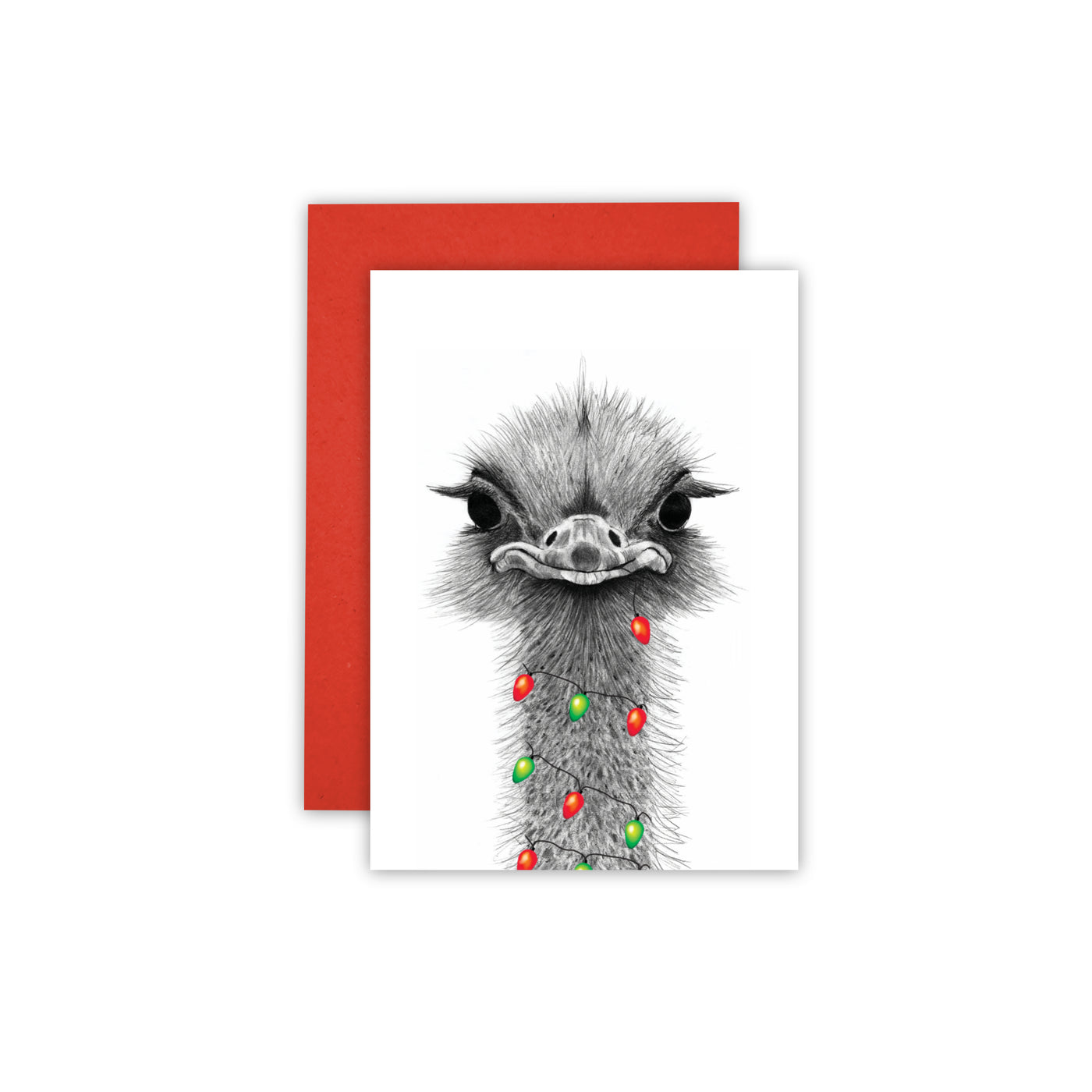 Emu Christmas Card - Wholesale