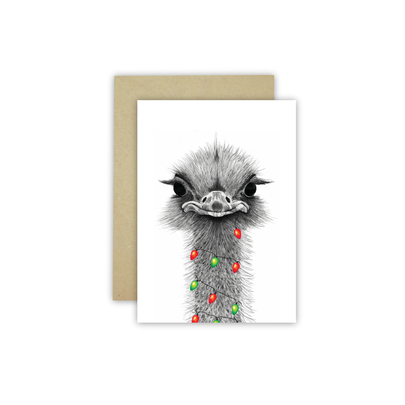 Emu Christmas Card - Wholesale