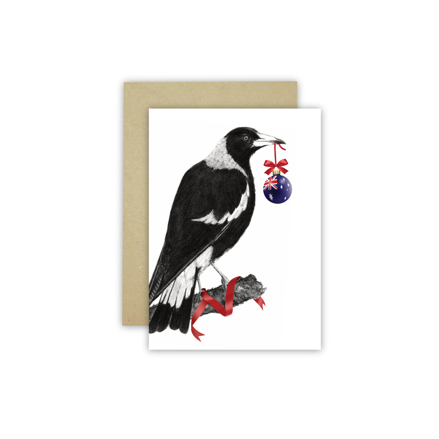 Magpie Christmas Card