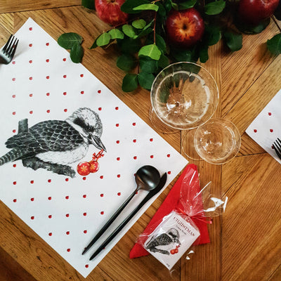 Kookaburra Christmas Placemats