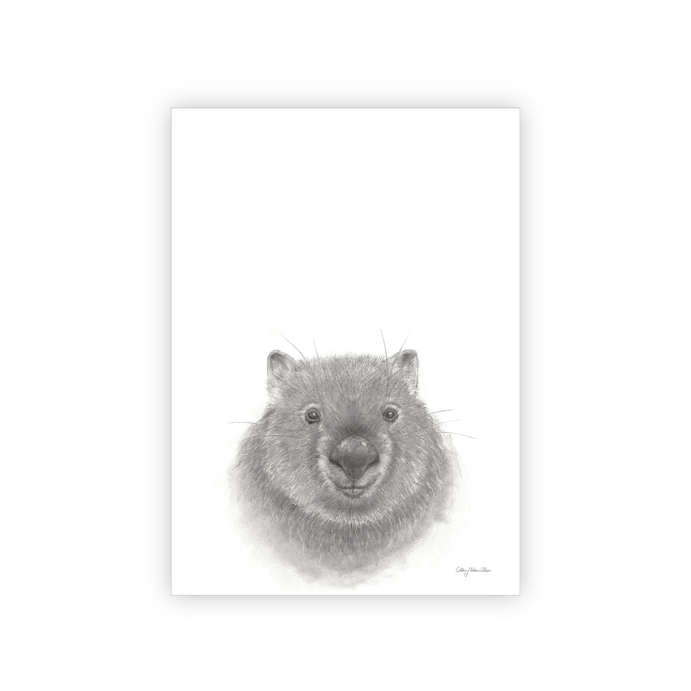 Wombat Tea Towel