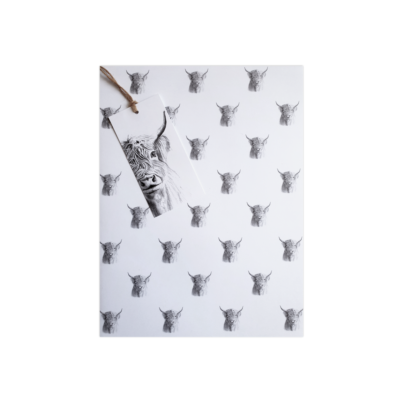 Highland Cow Wrapping Paper Wholesale